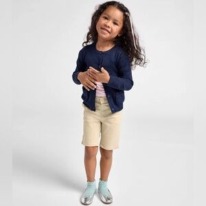 The Children’s Place Girls Khaki Shorts Size 8 Stretch Uniform Casual